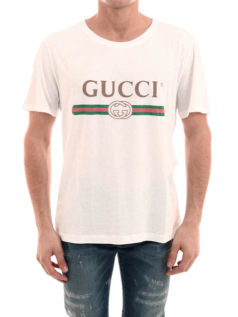 white Gucci t shirt cheap